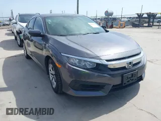 2016 Honda Civic Sedan LX with VIN 2HGFC2F58GH501113, listed as a IAAI auction lot 41826725 with 115,121 mi miles. Bid and sale history available at carsss.com. Image 1.