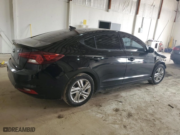 2019 Hyundai Elantra Preferred with VIN KMHD84LFXKU872632, listed as a Copart auction lot 48331505 with 111,018 mi miles and Non Repairable. Bid and sale history available at carsss.com. Image 3.