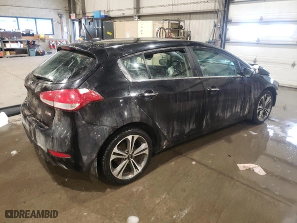 2016 Kia Forte 5-Door EX with VIN KNAFX5A87G5635377, listed as a Copart auction lot 44778705 with 0 mi miles and Salvage Title. Bid and sale history available at carsss.com. Image 3.