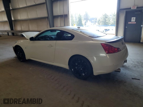 2015 Infiniti Q60 S Limited with VIN JN1CV6EK0FM870380, listed as a Copart auction lot 75019264 with 37,189 mi miles and Salvage title. Bid and sale history available at DreamBid. Image 2.