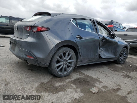 2021 Mazda Mazda3 Hatchback Preferred with VIN JM1BPBLL5M1344378, listed as a Copart auction lot 79411844 with 74,371 mi miles and Salvage Title. Bid and sale history available at carsss.com. Image 3.