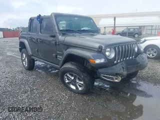 2019 Jeep Wrangler Unlimited Sahara с VIN 1C4HJXEG8KW627530, выставлен на аукционе IAAI как лот 42122544 с пробегом 118 064 миль миль и . История ставок и продаж доступна на DreamBid. Изображение 1.
