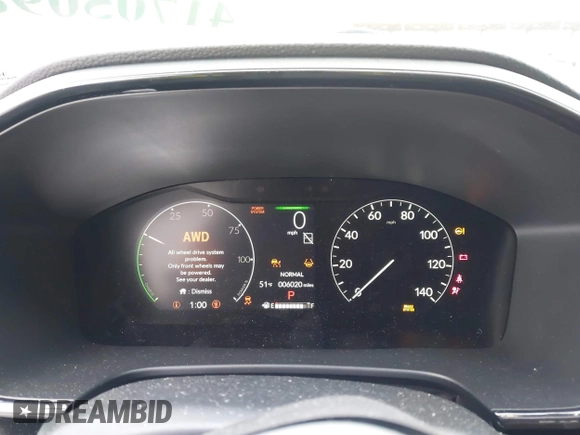 2025 Honda CR-V Sport Touring with VIN 7FARS6H9XSE043583, listed as a IAAI auction lot 41705098 with 6,020 mi miles and . Bid and sale history available at DreamBid. Image 7.