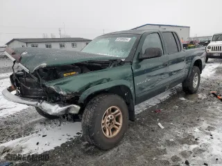 2002 Dodge Dakota SLT with VIN 1B7HG48N12S614309, listed as a Copart auction lot 87309554 with 287,994 mi miles and Salvage Title. Bid and sale history available at carsss.com. Image 1.