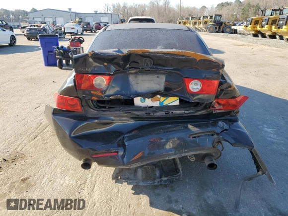 2004 Acura TSX with VIN JH4CL96834C035169, listed as a Copart auction lot 47055265 with 262,878 mi miles and Salvage Title. Bid and sale history available at carsss.com. Image 6.