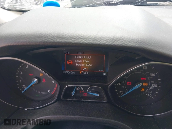 2016 Ford Focus SE z VIN 1FADP3F22GL373756, wystawiony jako IAAI lot #42369795 z przebiegiem 99 646 mil mil oraz . Historia ofert i sprzedaży dostępna na DreamBid. Obrazek 7.