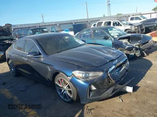 2019 Genesis G70 Advanced with VIN KMTG34LE4KU020043, listed as a IAAI auction lot 42048914 with 67,521 mi miles and . Bid and sale history available at DreamBid. Image 1.