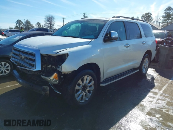 2012 Toyota Sequoia Platinum with VIN 5TDYY5G18CS037726, listed as a IAAI auction lot 41328357 with 98,353 mi miles. Bid and sale history available at carsss.com. Image 17.