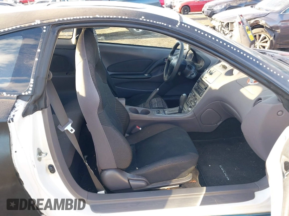 2000 Toyota Celica GT with VIN JTDDR32TXY0061397, listed as a IAAI auction lot 41264249 with 256,280 mi miles. Bid and sale history available at carsss.com. Image 5.
