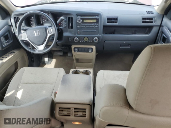 2011 Honda Ridgeline RT with VIN 5FPYK1F22BB009144, listed as a Copart auction lot 53429645 with 133,075 mi miles and Salvage Title. Bid and sale history available at carsss.com. Image 8.