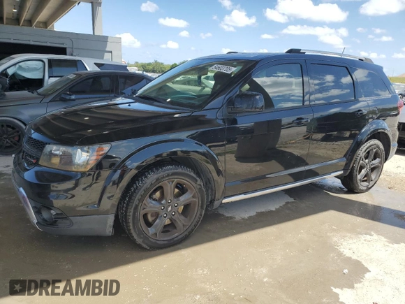2018 Dodge Journey Crossroad with VIN 3C4PDCGG4JT517135, listed as a Copart auction lot 54603705 with 160,491 mi miles and Salvage title. Bid and sale history available at DreamBid. Image 1.