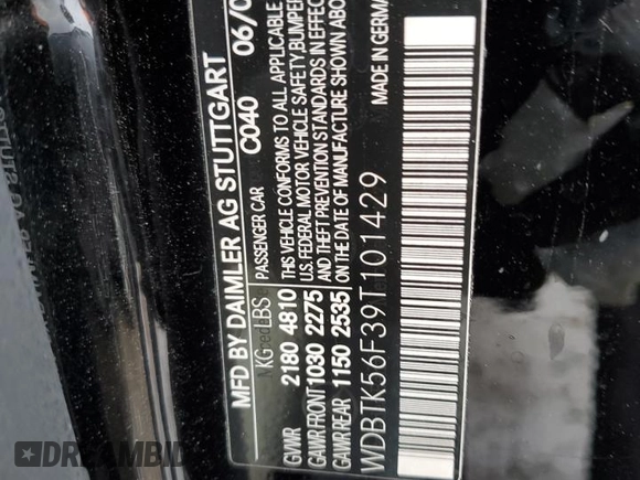 2009 Mercedes-Benz CLK 350 with VIN WDBTK56F39T101429, listed as a Copart auction lot 79882654 with 138,921 mi miles and Clean Title. Bid and sale history available at DreamBid. Image 12.