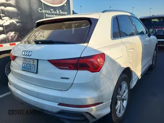 2023 Audi Q3 S line Premium with VIN WA1DECF37P1108975, listed as a IAAI auction lot 42796417 with 58,193 mi miles and . Bid and sale history available at DreamBid. Image 41.