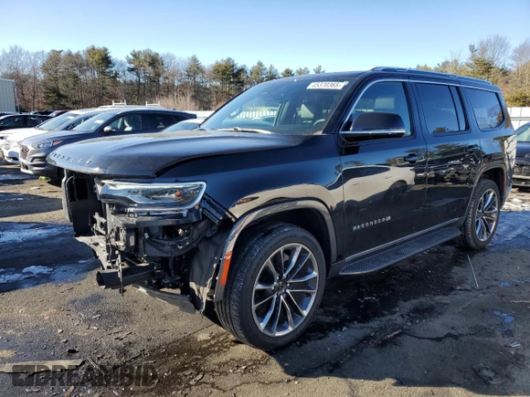 2022 Jeep Wagoneer Series II with VIN 1C4SJVBT4NS183828, listed as a Copart auction lot 45370365 with 38,870 mi miles and Salvage Title. Bid and sale history available at DreamBid. Image 1.