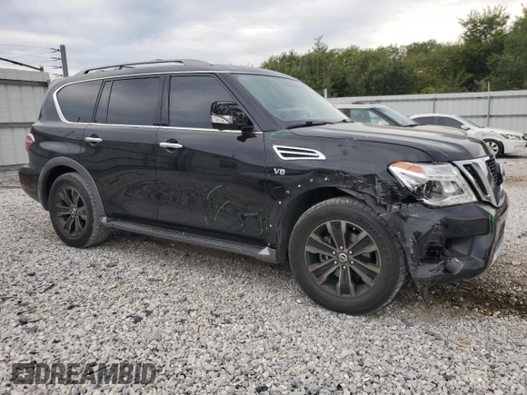 2018 Nissan Armada Platinum with VIN JN8AY2NF8JX300128, listed as a Copart auction lot 72628494 with 145,379 mi miles and Salvage Title. Bid and sale history available at carsss.com. Image 4.