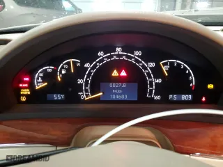 2006 Mercedes-Benz S-Class 3.7L with VIN WDBNF67J26A475902, listed as a Copart auction lot 50460365 with 104,683 mi miles and Clean Title. Bid and sale history available at carsss.com. Image 9.