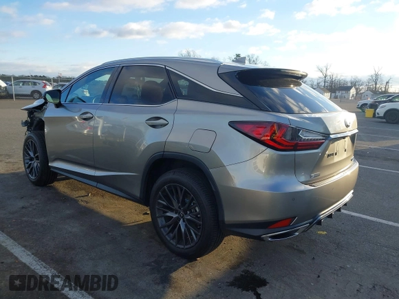 2021 Lexus RX with VIN 2T2SZMDA6MC307463, listed as a IAAI auction lot 40955402 with 7,308 mi miles. Bid and sale history available at carsss.com. Image 3.