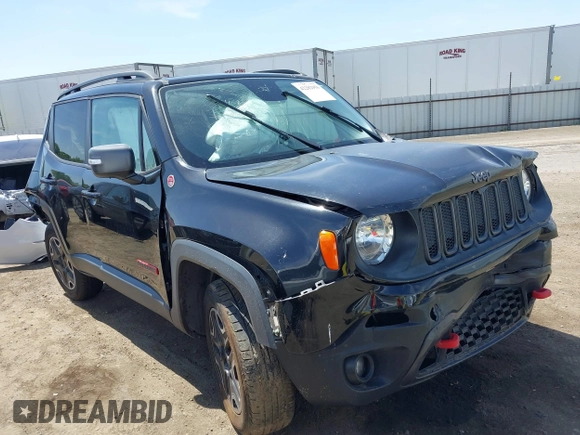 2017 Jeep Renegade Trailhawk z VIN ZACCJBCB4HPE54731, wystawiony jako IAAI lot #42282950 z przebiegiem 101 418 mil mil oraz . Historia ofert i sprzedaży dostępna na DreamBid. Obrazek 13.