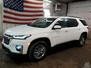 2023 Chevrolet Traverse LT z VIN 1GNEVHKW3PJ146475, wystawiony jako Copart lot #51575065 z przebiegiem 38 475 mil mil oraz Szkoda całkowita • Salvage title. Historia ofert i sprzedaży dostępna na DreamBid. Obrazek 1.