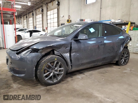2023 Tesla Model Y Long Range with VIN 7SAYGDEE8PA034239, listed as a Copart auction lot 46429785 with 66,944 mi miles and Non Repairable. Bid and sale history available at DreamBid. Image 1.
