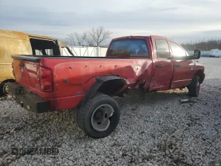 2007 Dodge Ram 3500 SLT with VIN 3D7MX48A47G780582, listed as a Copart auction lot 81407574 with 265,009 mi miles and Non Repairable. Bid and sale history available at carsss.com. Image 3.