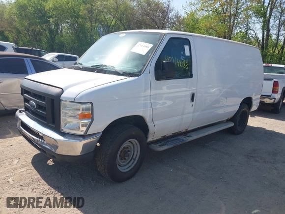 2013 Ford Econoline Cargo Commercial with VIN 1FTNE2EW6DDA32370, listed as a IAAI auction lot 42114088 with 227,201 mi miles and . Bid and sale history available at DreamBid. Image 2.