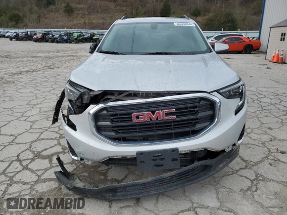 2019 GMC Terrain SLE with VIN 3GKALTEX8KL131271, listed as a Copart auction lot 83336344 with 100,468 mi miles and Salvage Title. Bid and sale history available at carsss.com. Image 5.