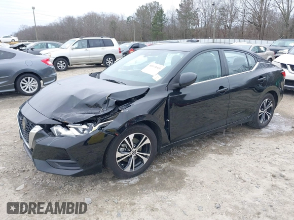 2021 Nissan Sentra SV with VIN 3N1AB8CV1MY292566, listed as a IAAI auction lot 41373918 with 68,062 mi miles and . Bid and sale history available at DreamBid. Image 2.