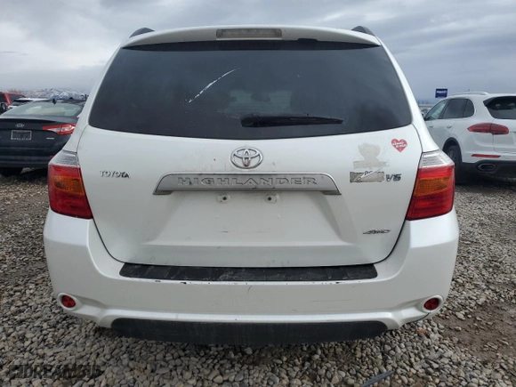 2008 Toyota Highlander with VIN JTEES41AX82036479, listed as a Copart auction lot 84730284 with 283,669 mi miles and Clean Title. Bid and sale history available at carsss.com. Image 6.