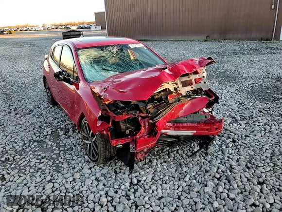 2024 Subaru Impreza Sport with VIN JF1GUAFC4R8281122, listed as a Copart auction lot 80523634 with 21,649 mi miles and Salvage Title. Bid and sale history available at carsss.com. Image 10.