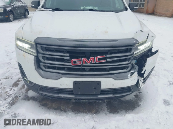 2021 GMC Acadia AT4 with VIN 1GKKNLLS7MZ218872, listed as a IAAI auction lot 41292136 with 41,332 mi miles and . Bid and sale history available at DreamBid. Image 6.