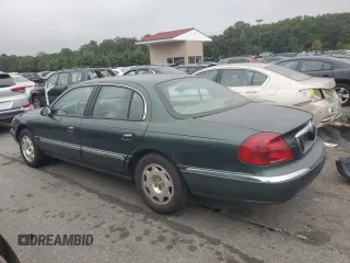 1998 Lincoln Continental with VIN 1LNFM97V9WY635860, listed as a Copart auction lot 72859264 with 91,632 mi miles and Clean Title. Bid and sale history available at carsss.com. Image 2.