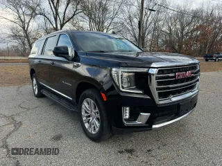 2021 GMC Yukon XL SLT with VIN 1GKS2GKDXMR238116, listed as a Copart auction lot 82483334 with 167,975 mi miles and Clean Title. Bid and sale history available at carsss.com. Image 1.