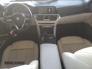 2023 BMW 4 Series 430i xDrive with VIN WBA73AV06PFN88754, listed as a Copart auction lot 80533254 with 28,502 mi miles and Salvage title. Bid and sale history available at DreamBid. Image 8.