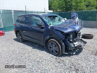 2021 Honda Passport EX-L with VIN 5FNYF8H51MB020250, listed as a IAAI auction lot 40009629 with 54,239 mi miles and . Bid and sale history available at DreamBid. Image 1.
