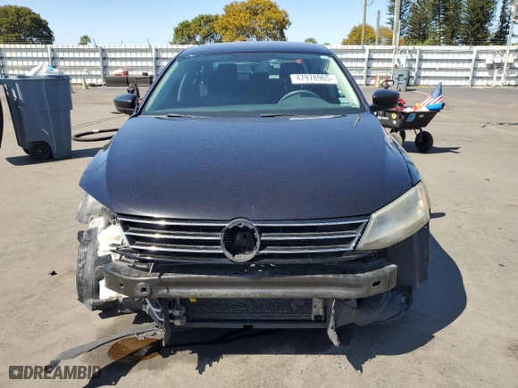 2016 Volkswagen Jetta Sedan 1.4T S with VIN 3VW267AJ0GM285374, listed as a Copart auction lot 47978965 with 106,459 mi miles and Salvage Title. Bid and sale history available at carsss.com. Image 5.