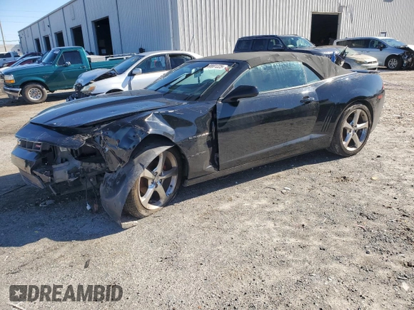 2015 Chevrolet Camaro LT with VIN 2G1FF3D36F9157554, listed as a Copart auction lot 88681225 with 103,397 mi miles and Salvage Title. Bid and sale history available at carsss.com. Image 1.