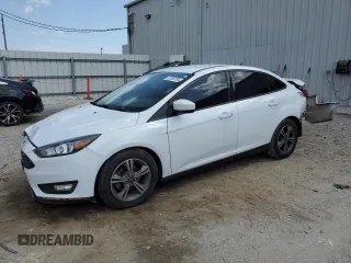 2018 Ford Focus SE with VIN 1FADP3FE5JL220077, listed as a Copart auction lot 52395795 with 87,785 mi miles and Salvage Title. Bid and sale history available at carsss.com. Image 1.