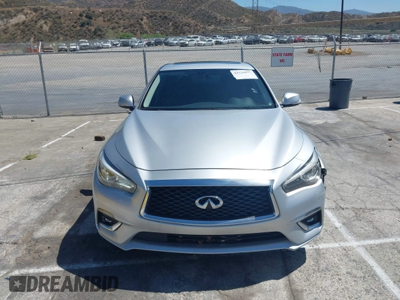 2020 Infiniti Q50 Luxe with VIN JN1EV7AP0LM203949, listed as a IAAI auction lot 42520077 with 57,531 mi miles and . Bid and sale history available at DreamBid. Image 12.