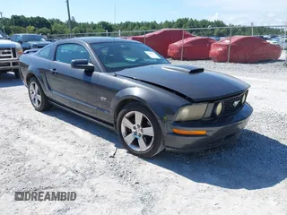 2007 Ford Mustang GT Deluxe with VIN 1ZVFT82H275247940, listed as a IAAI auction lot 42585261 with 299,605 mi miles and . Bid and sale history available at DreamBid. Image 1.