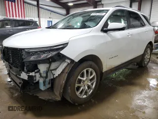2022 Chevrolet Equinox LT with VIN 3GNAXUEV9NL102670, listed as a Copart auction lot 61841585 with 92,136 mi miles and Salvage title. Bid and sale history available at DreamBid. Image 1.