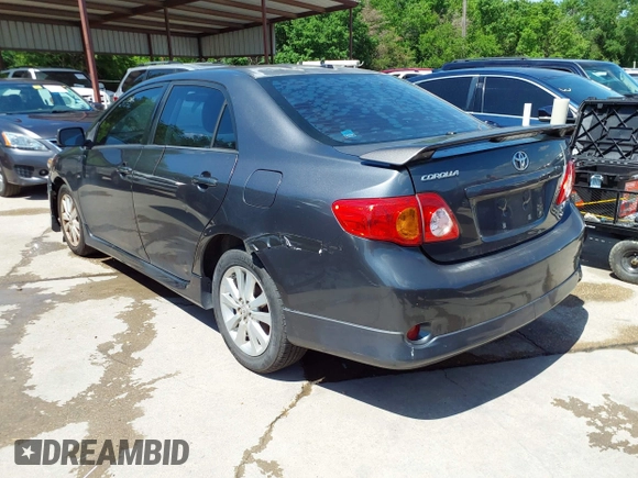 2010 Toyota Corolla with VIN 2T1BU4EEXAC463697, listed as a IAAI auction lot 42099807 with 206,160 mi miles. Bid and sale history available at carsss.com. Image 3.