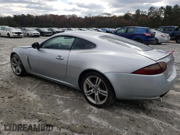 2007 Jaguar XK with VIN SAJWA43C279B11650, listed as a Copart auction lot 84292284 with 0 mi miles and Clean Title. Bid and sale history available at carsss.com. Image 2.