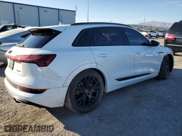 2022 Audi e-tron Chronos with VIN WA1VABGE9NB040096, listed as a Copart auction lot 44611785 with 49,609 mi miles and Salvage title. Bid and sale history available at DreamBid. Image 3.