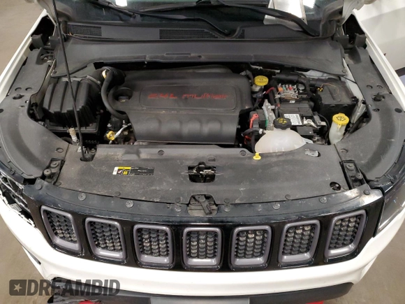 2018 Jeep Compass Trailhawk with VIN 3C4NJDDB5JT404051, listed as a Copart auction lot 53944915 with 146,851 mi miles and Salvage Title. Bid and sale history available at carsss.com. Image 12.