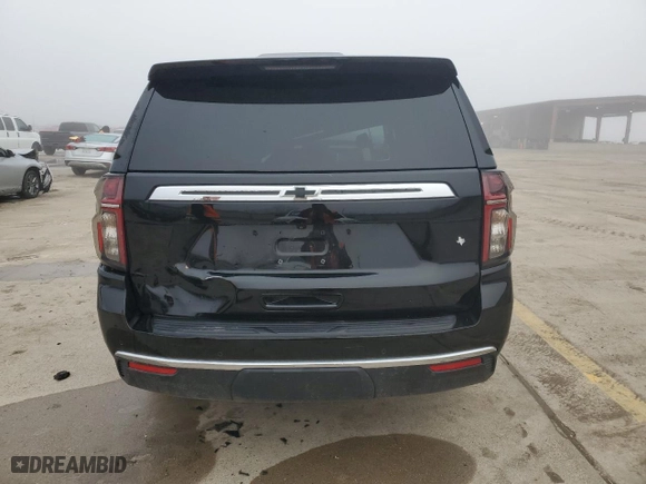 2023 Chevrolet Tahoe Commercial with VIN 1GNSCLED1PR490748, listed as a Copart auction lot 85217394 with 0 mi miles and Salvage Title. Bid and sale history available at carsss.com. Image 6.