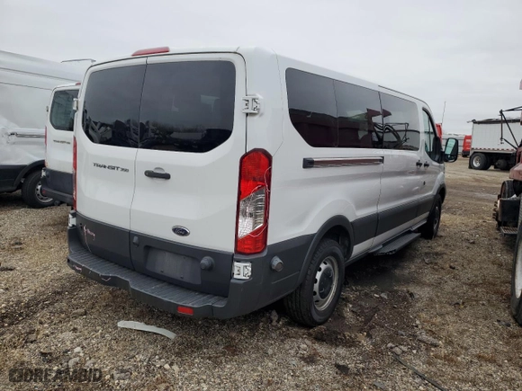 2018 Ford Transit Passenger Wagon XL with VIN 1FBZX2YM3JKA35423, listed as a Copart auction lot 80974234 with 0 mi miles and Salvage Title. Bid and sale history available at carsss.com. Image 3.