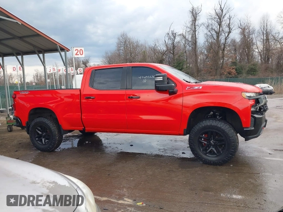 2021 Chevrolet Silverado 1500 LT Trail Boss with VIN 3GCPYFED3MG246645, listed as a IAAI auction lot 41695230 with 73,376 mi miles and . Bid and sale history available at DreamBid. Image 13.