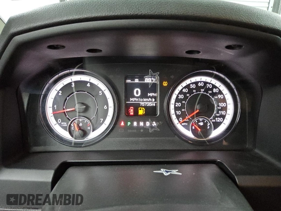 2021 Ram 1500 Classic Tradesman with VIN 1C6RR6FT8MS576129, listed as a Copart auction lot 77470074 with 75,735 mi miles and Clean Title. Bid and sale history available at carsss.com. Image 9.