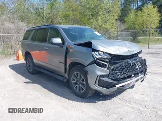 2024 Chevrolet Tahoe Z71 with VIN 1GNSKPKL9RR265695, listed as a IAAI auction lot 41754558 with 25,210 mi miles and . Bid and sale history available at DreamBid. Image 1.